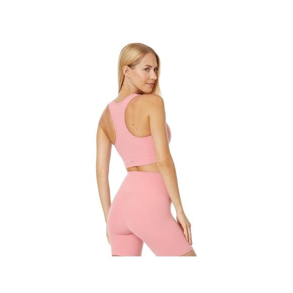 Splits59 Airweight Racerback Sports Bra with Ruching Dusty Rose Size Small NWT - Picture 3 of 12